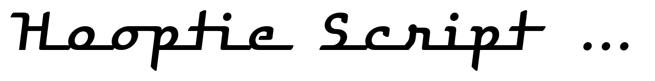 Hooptie Script Italic